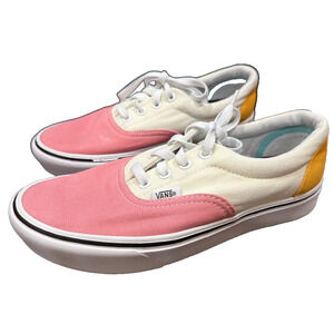 Vans Era Colorblock Pink Yellow Cream Sneakers Women’s 7 Excellent